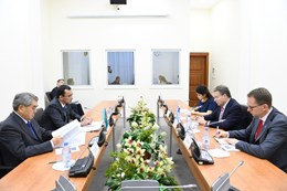 14.11.2017 Meeting of Maulen Ashimbayev, Chairman of the Foreign Affairs, Defense and Security Committee of the Mazhilis, with Ilkka Kanerva, deputy of the Finnish Parliament, member of the Finnish delegation in OSCE PA