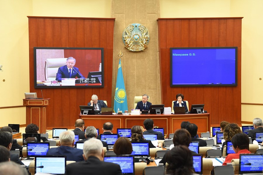 17.01.2018 The first in 2018 plenary meeting of deputies was held in the Mazhilis. The Chamber approved a number of ratification bills