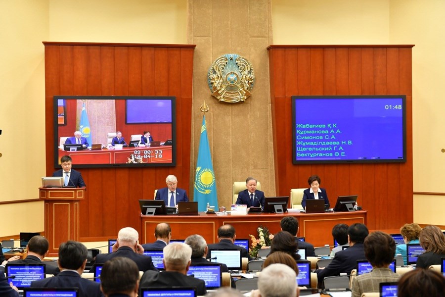 18.04.2018 The Mazhilis approved the government amendments draft to the Law of the Republic of Kazakhstan "On the Republican Budget for 2018-2020"
