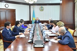 17.05.2019 The meeting of the Bureau of the Mazhilis