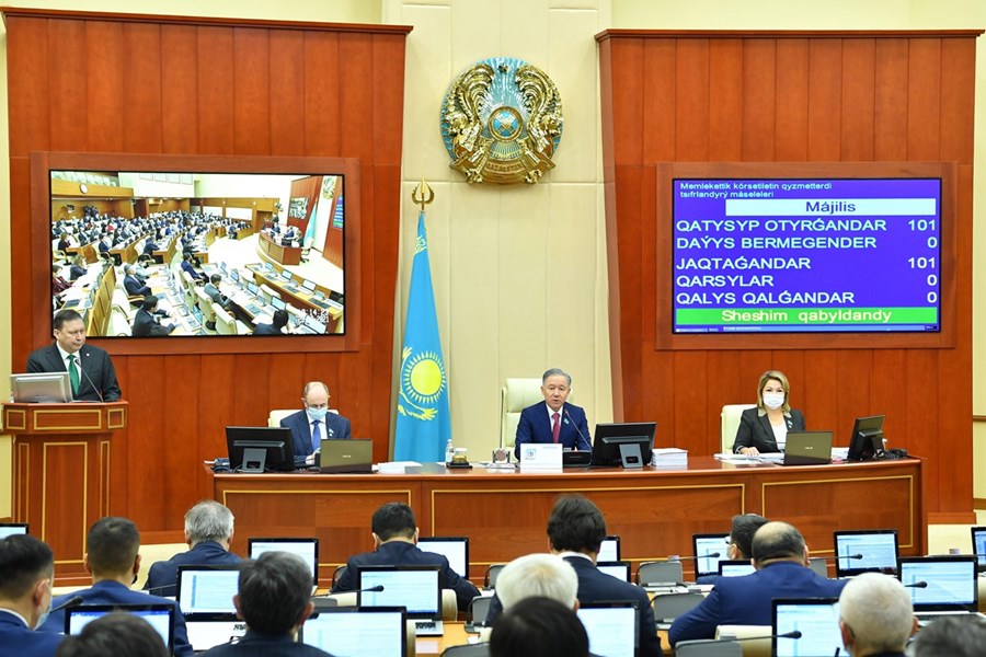 29.12.2021 The Mazhilis approved legislative amendments on military service and housing relations of employees of special state bodies and military personnel