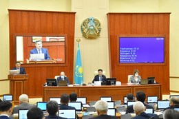 16.02.2022 Mazhilis approved in the first reading the legislative amendments on the issues of countering corruption, as well as on volunteering activities, charity, government social-sector procurement, and grants for NGOs