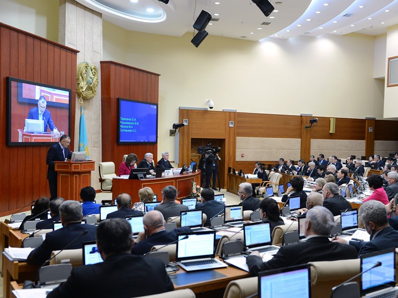 February 11, 2015 Plenary meeting of the Mazhilis 