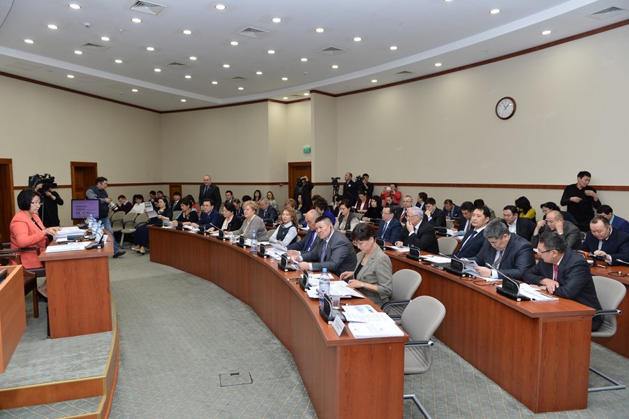 February 13, 2015 Presentation of the draft law of the Committee on Social Cultural Development of the Mazhilis of the Parliament of the Republic of Kazakhstan 