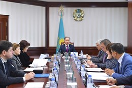 06.10.2017 Meeting of the Bureau of the Mazhilis. The draft agenda includes consideration of the legislative amendments on housing relations by the deputies in the first reading 