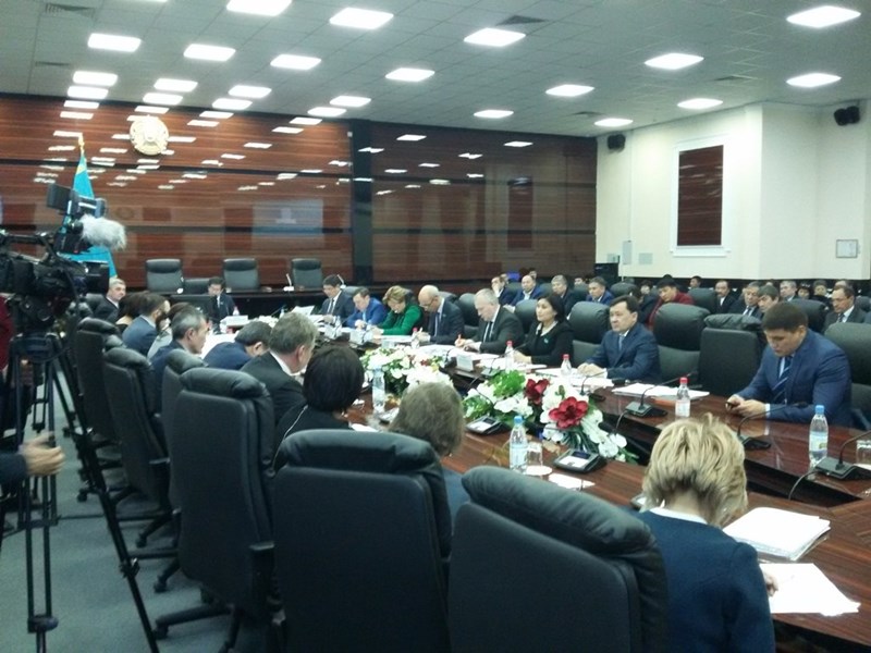 Заседание временной комиссии в областном акимате (г.Шымкент, Южно-Казахстанская область)